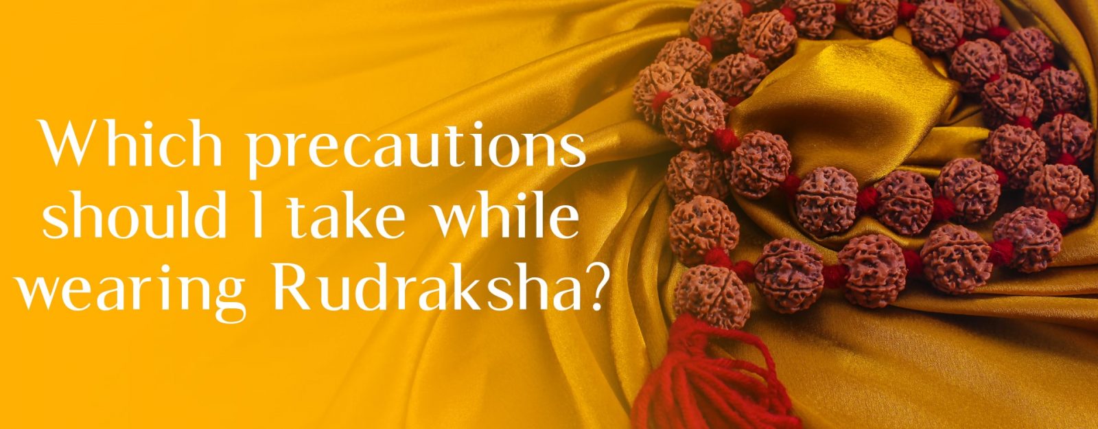 Rudraksha beads