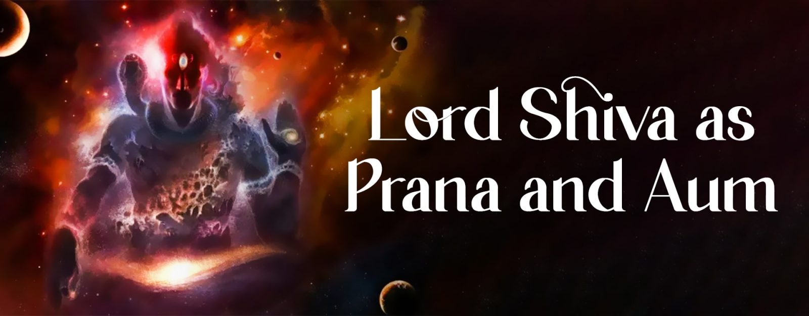 Lord Shiva as Prana and Aum