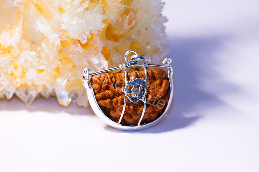 1 Mukhi in Silver Capping