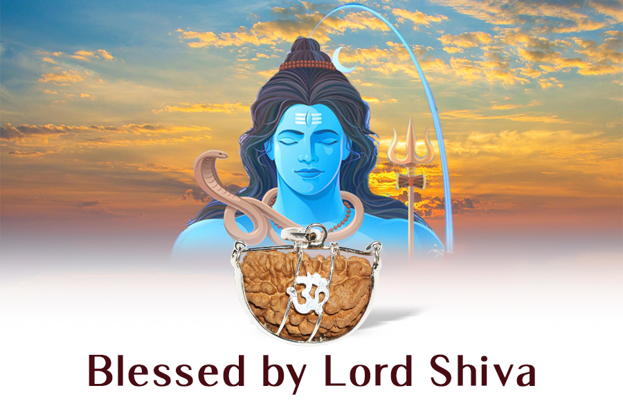 1 Mukhi in Silver Capping Blessed by Lord Shiva