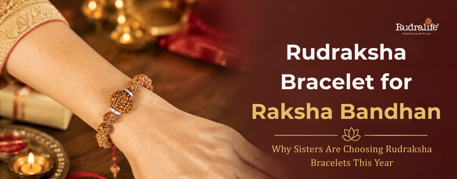 Rudraksha bracelet rakhi 2026