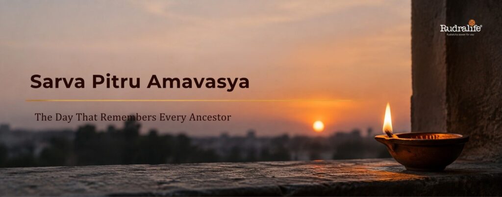 Diya lit at dusk on Sarva Pitru Amavasya, the last day of Pitru Paksha 2026