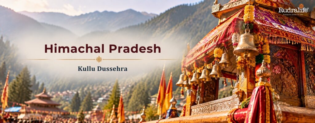 Deity palanquin at Kullu Dussehra, Navratri celebrations across India