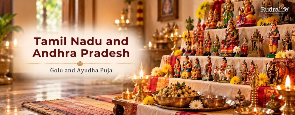 Golu doll display on steps, Navratri celebrations across India