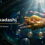 Dev Uthani Ekadashi 2026, Lord Vishnu in yoga nidra in the cosmic ocean, about to wake as Chaturmas ends