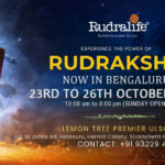 Rudraksha exhibition in Bengaluru at Lemon Tree Premier, Ulsoor Lake, 23 to 26 October 2026