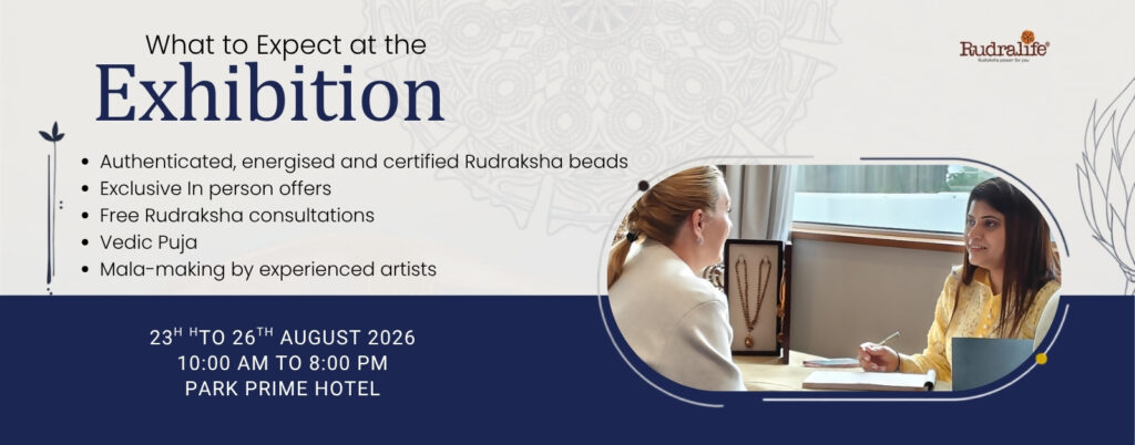 Free consultation at the Rudraksha exhibition in Bengaluru